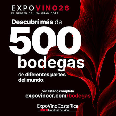 Más de 500 bodegas del mundo llegarán a Costa Rica con Expovino 2026